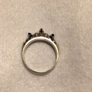 New Pamela Love Tribal Spike silver ring w/ spinel